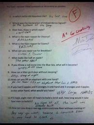 Image result for Funny Question Paper