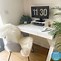 Image result for White Gloss Acrylic Home Office Desk