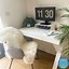 Image result for Grey High Gloss Desk with Drawers