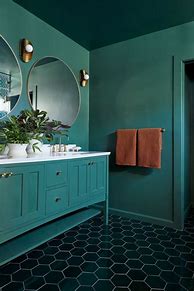 Image result for Emerald Green Tile Bathroom