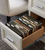 Image result for Desk with Filing Drawers On Each Side