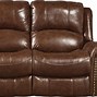 Image result for White Leather Reclining Loveseat
