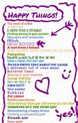 Image result for Colorful Happy Things