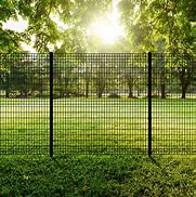 Image result for Ironcraft Fences 5 ft. X 6 ft. Euro Steel Fence Panel, 838885