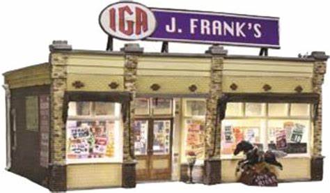 Woodland Scenics 5851 J. Frank's Grocery - Built & Ready Landmark ...