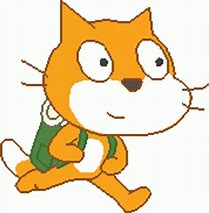 Image result for Scratch Cat with Backpack