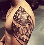 Image result for Neck Tattoos for Men Flags and Banners