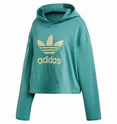 Image result for Red Adidas Hoodie with Black Stripes