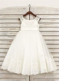 Image result for Jjshouse Ball-Gown Princess Floor-Length Flower Girl Dress - Tulle Sleeveless Scoop Neck With Beading (Petticoat NOT Included)