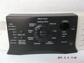 Image result for Kenmore 110 Washer Control Panel