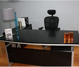 Image result for Black Home Office Furniture