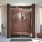 Image result for Dreamline SHDR-1654760 Encore 50-54" W X 76" H Semi-Frameless Bypass Sliding Shower Door Satin Black Showers Shower Doors Bypass