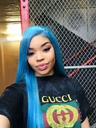 Image result for Blue Cute Hair Grl Pic