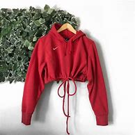 Image result for Nike Crop Top Hoodie Cursive
