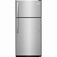 Image result for Black Stainless Steel Refrigerator 18 Cu FT