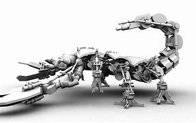 Image result for Mechanical Scorpion Drawing