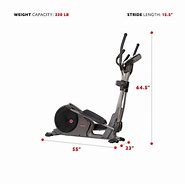 Image result for Stride Elliptical Machine Magnetic Fitness W/ Device Holder, LCD Monitor And Heart Rate Monitoring