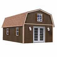Image result for Best Barns 16-Ft X 24-Ft Richmond Without Floor Gambrel Engineered Storage Shed | RICHMOND1624