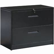 Image result for Black File Cabinets 2 Drawer