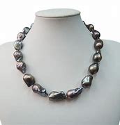 Image result for Leyer Gold Necklace and Black Pearl Necklace