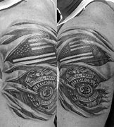 Image result for Law Enforcement Tattoo Designs for Men