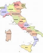 Image result for Italy Administrative Map
