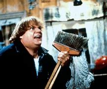 Image result for Chris Farley Black Sheep Security Guard