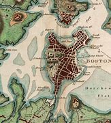 Image result for Map of Boston 1700