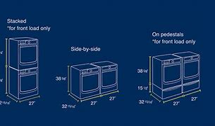 Image result for Stackable Apartment Size Washer and Gas Dryer