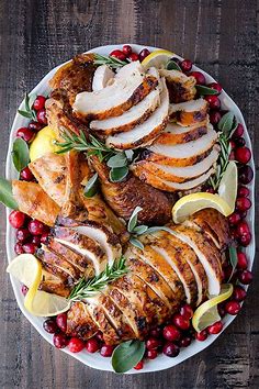Lemon Herb Roast Turkey ~Sweet & Savory