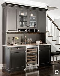 Image result for Dry Bar Cabinets with Wine Fridge