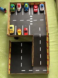 Image result for Paper Cup Toy Car Garage