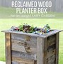 Image result for Reclaimed Wood Planters