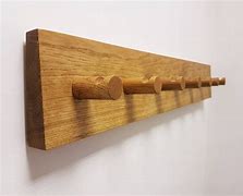 Image result for Wooden Peg Coat Hangers