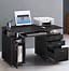 Image result for Black Home Office Desk with Drawers Australia