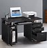 Image result for Black Desk with Pull Drawers