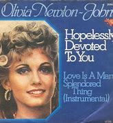 Image result for Olivia Newton-John Hopelessly Devoted Lyrics