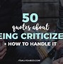 Image result for Quotes About Criticism