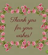 Image result for Thank You for Your Wishes