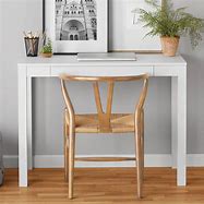 Image result for Small Writing Desk with Hutch White