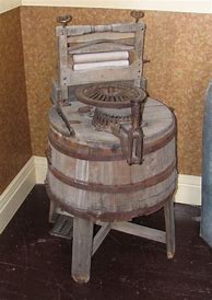 Image result for Antique Manual Washing Machine