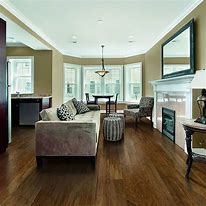 Image result for Allen + Roth Nutmeg Brown Hickory 5-In Wide X 3/8-In Thick Handsculpted Engineered Hardwood Flooring (32.29-Sq Ft) | LY031
