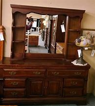 Image result for Dresser with Mirror Hutch