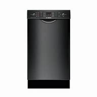 Image result for Black Stainless Steel 45Cm Dishwasher