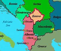 Image result for Kosovo Karte