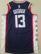 Image result for Paul George Jersey with Shirt Underneath