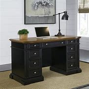 Image result for Home Office Desk Dark Wood