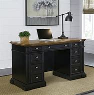 Image result for Black Mahghony Wood Desk