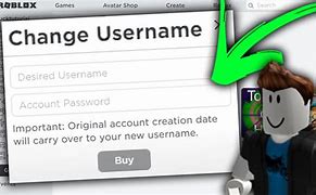 Image result for How to Change Your Username On Roblox When You Already Have a Account