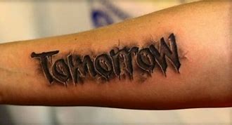 Image result for Tomorrow Is Another Day Tattoo